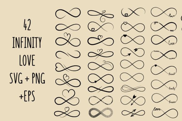 Download Infinity Love Svg Outline Clipart - Svg Collection