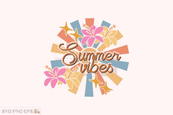 Download Summer Vibes SVG, Retro Summer Design - Svg Collection