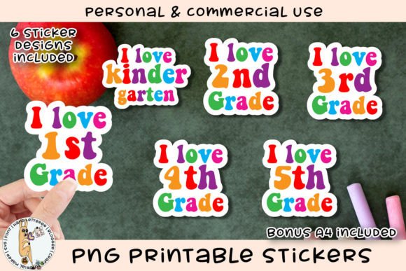 Download I Love Grades PNG Printable Stickers - Png printable stickers Collection