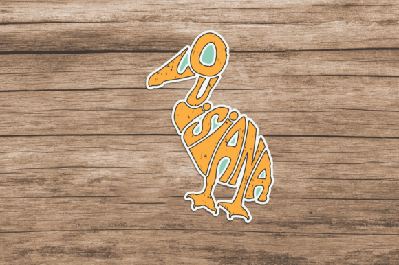 Download Louisiana Pelican Print and Cut Sticker - Print and cut sticker Collection