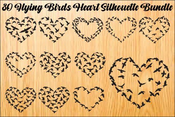 Download Flying Birds Heart SVG Bundle - Svg Collection