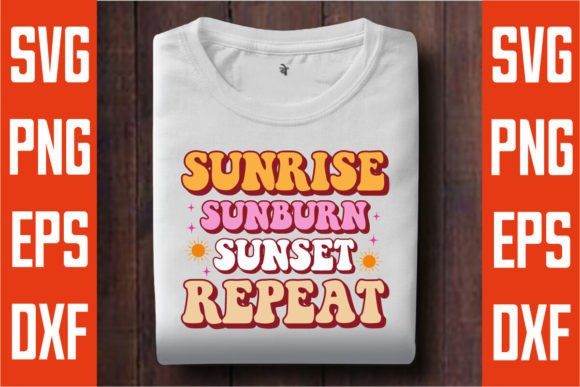 Download Retro Sunrise Sunburn Sunset Repeat Svg - Svg Collection