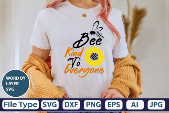 Download Bee Kind to Everyone SVG Cut File - Svg Collection