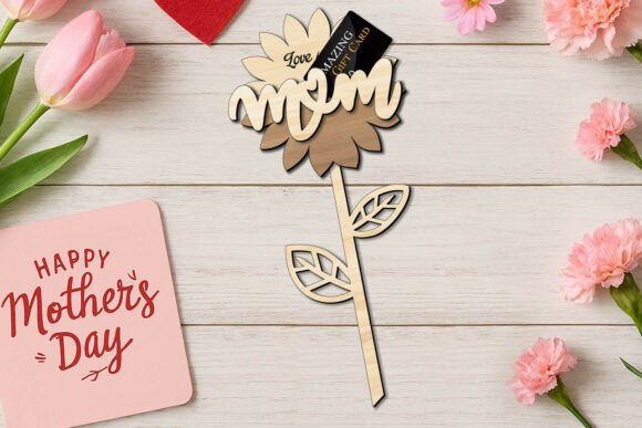 Download SVG Mom Sunflower Mother's Day Gift Card - Svg Collection
