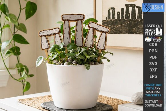 Download Decorative Plant Stakes Laser Cut | CNC - Decor Collection