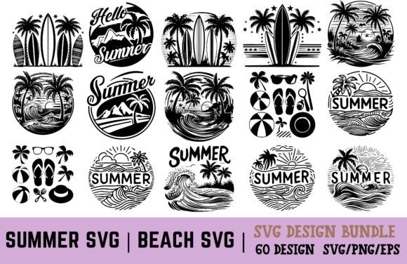 Download Summer SVG | Beach SVG | Summer Bundle - Svg Collection